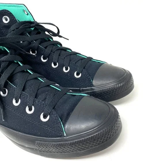 Converse Men's Size 9 171271F CTAS PSYCHEDELIC HOOPS Black Canvas Hi Top Sneaker - Picture 3 of 10